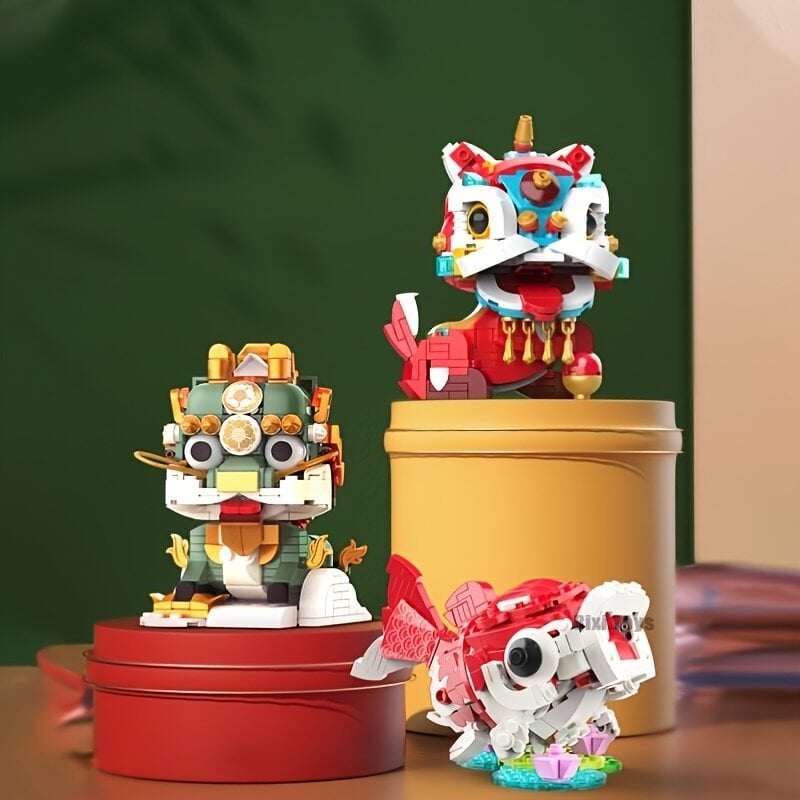 Skanto | God Fortune Lucky Cute Creatures Mikro Byggeklosser