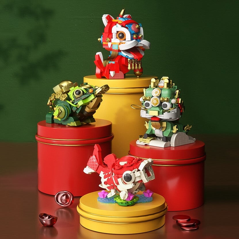 Skanto | God Fortune Lucky Cute Creatures Mikro Byggeklosser