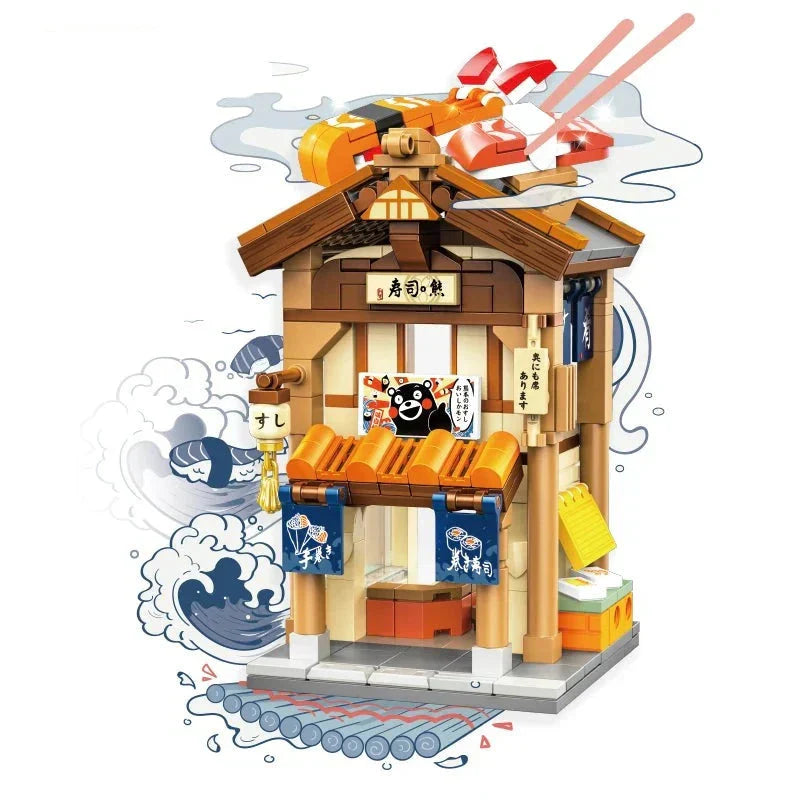 Skanto | Japansk-tema Ramen Varme Kilde Sushi Te Micro Byggesett
