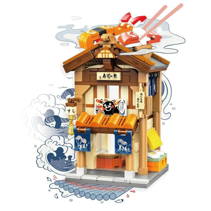 Skanto | Japansk-tema Ramen Varme Kilde Sushi Te Micro Byggesett