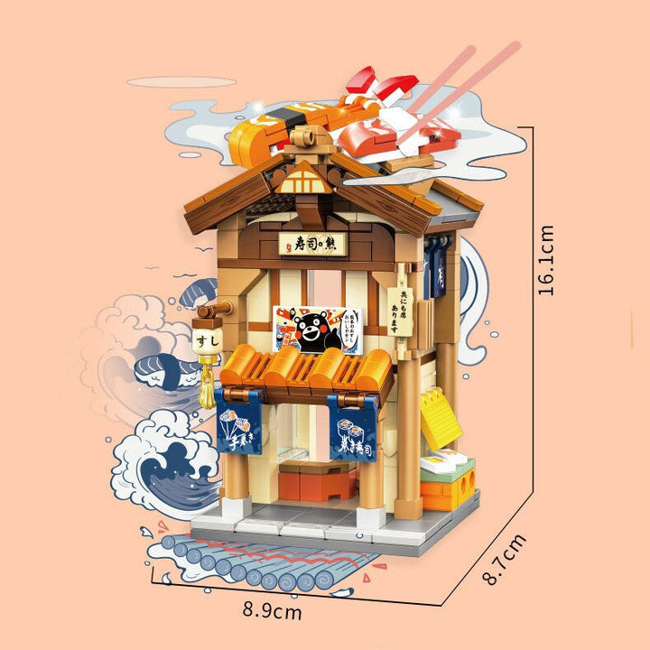Skanto | Japansk-tema Ramen Varme Kilde Sushi Te Micro Byggesett