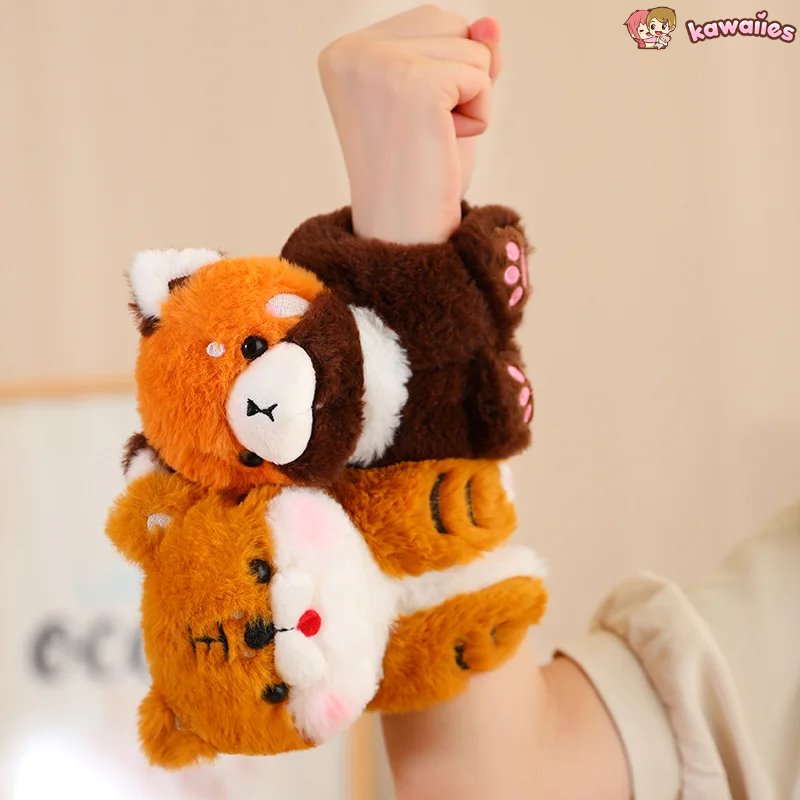 Skanto | Kawaii Animal Slap Snap Wrap Wristband Plushie Collection