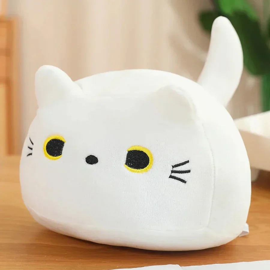 Skanto | Kawaii Chunky Katt Plushies med Kattunger