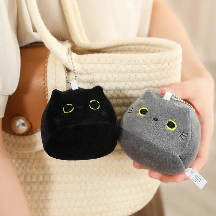 Skanto | Kawaii Chunky Katt Plushies med Kattunger