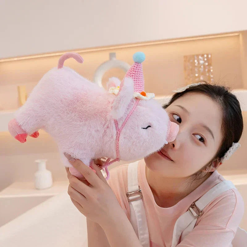 Skanto | Kawaii Fluffy Villsvin Plüsj leketøy