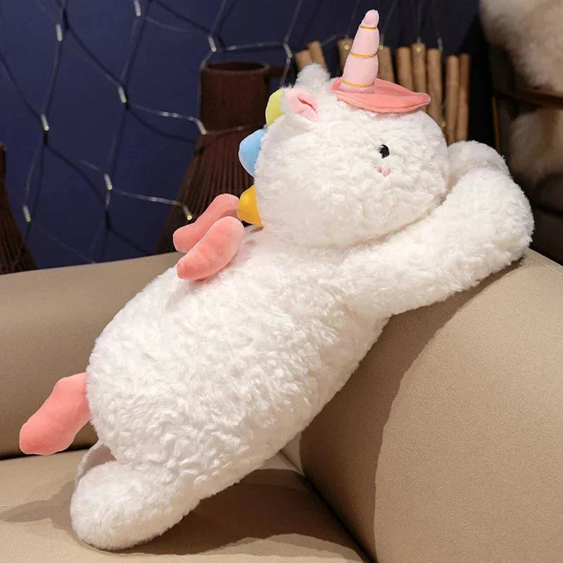 Skanto | Kawaii Giant Chibi Hvit Enhjørning Plushie