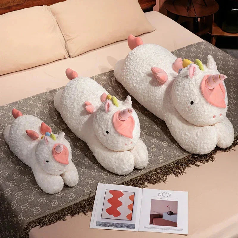 Skanto | Kawaii Giant Chibi Hvit Enhjørning Plushie