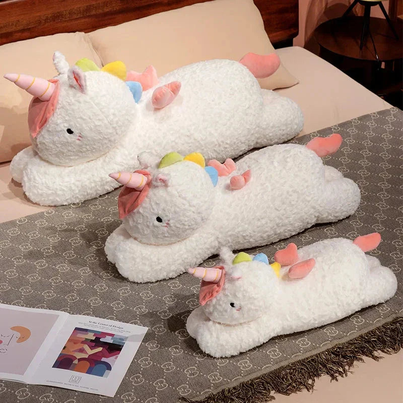 Skanto | Kawaii Giant Chibi Hvit Enhjørning Plushie