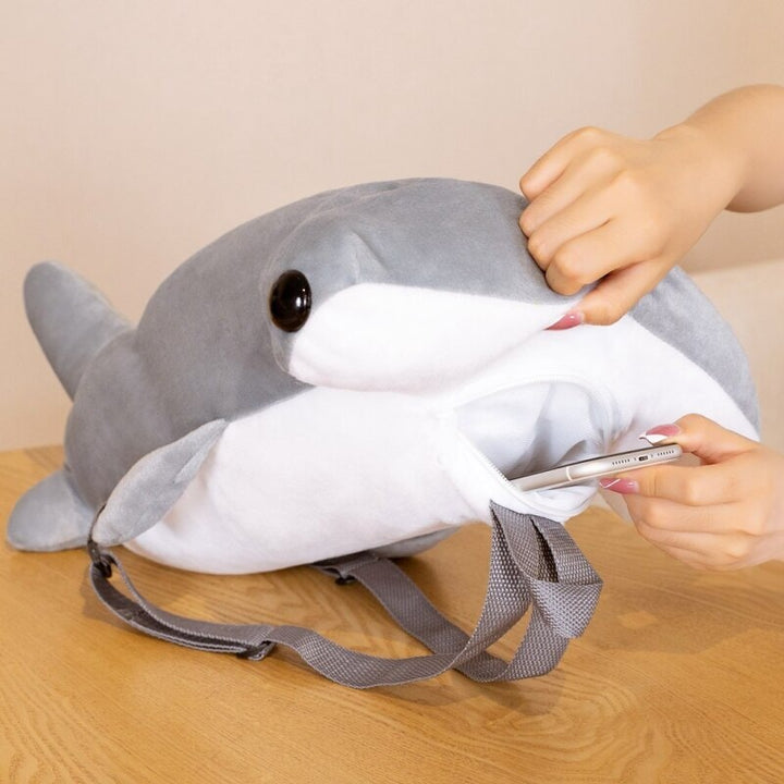 Skanto | Kawaii Hammerhead Shark Plysj Rygsekk