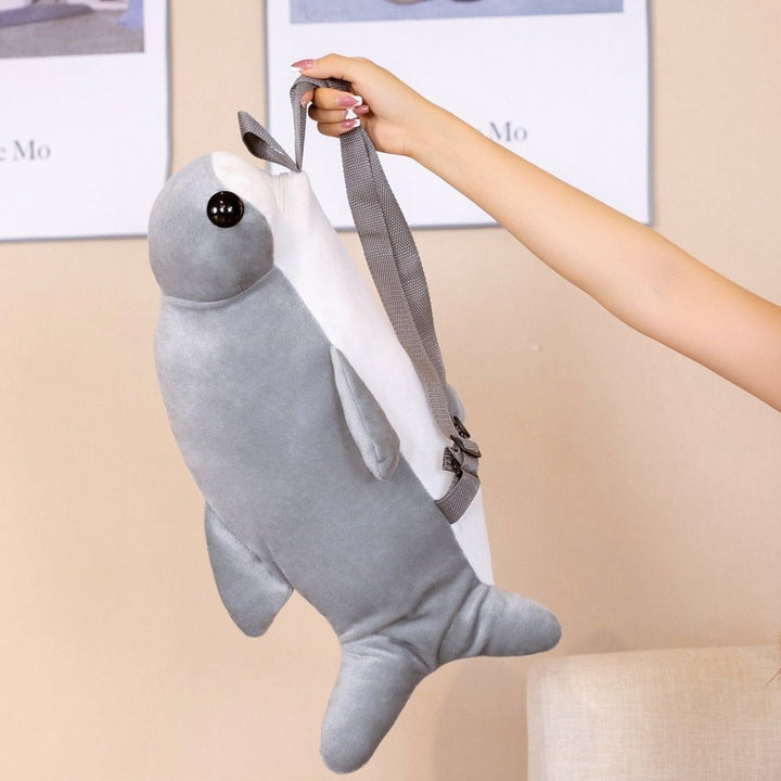 Skanto | Kawaii Hammerhead Shark Plysj Rygsekk