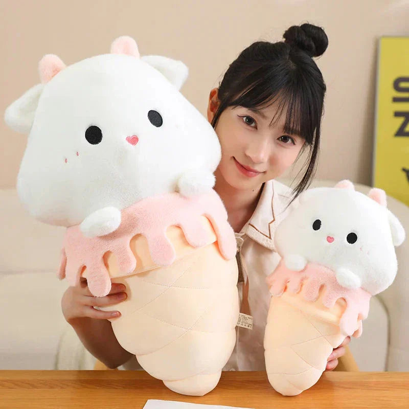 Skanto | Kawaii Iskrem Pig Capybara Kylling Sau Plysj