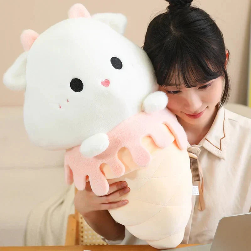 Skanto | Kawaii Iskrem Pig Capybara Kylling Sau Plysj