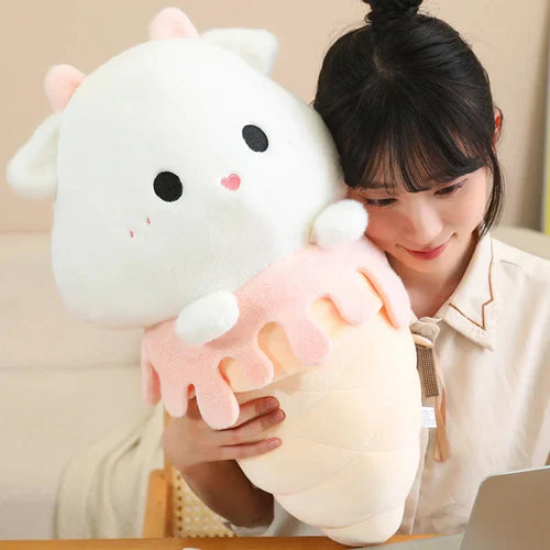Skanto | Kawaii Iskrem Pig Capybara Kylling Sau Plysj
