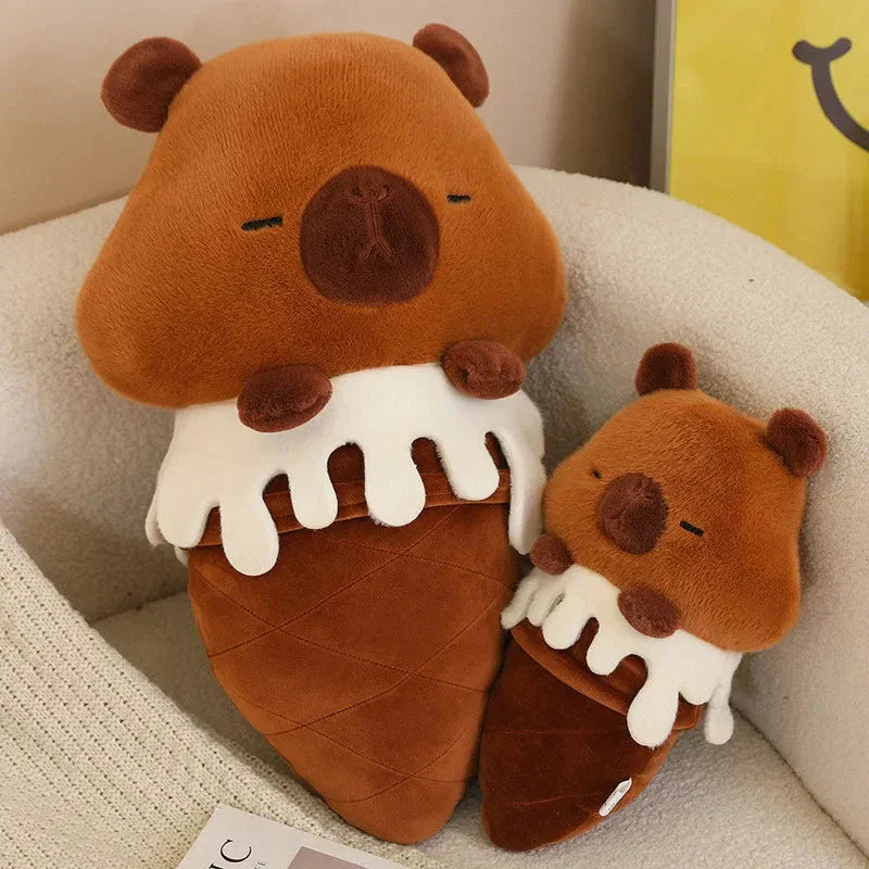Skanto | Kawaii Iskrem Pig Capybara Kylling Sau Plysj