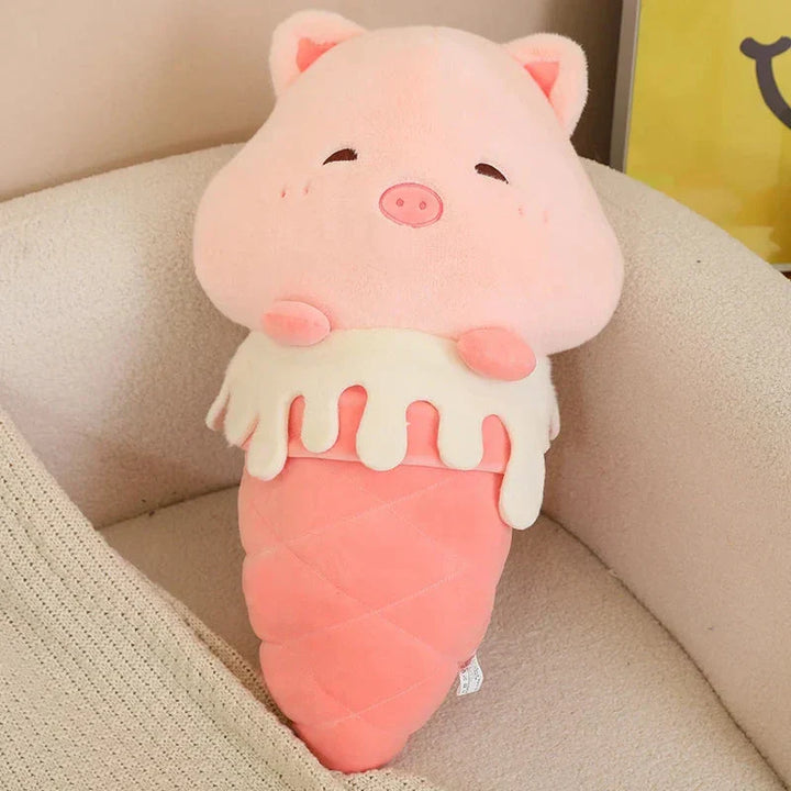 Skanto | Kawaii Iskrem Pig Capybara Kylling Sau Plysj