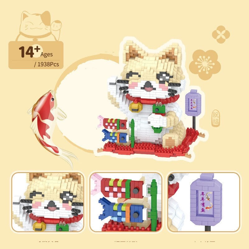 Skanto | Kawaii Lucky Fortune Cat Nano Byggesett
