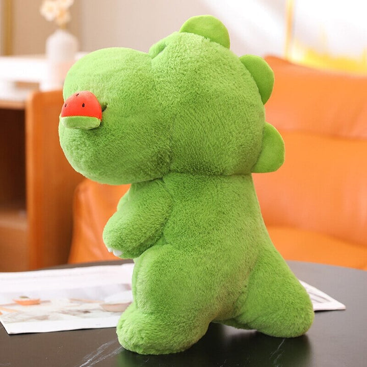Skanto | Kawaii Rosa Grønn Fluffy Dinosaur Plushies