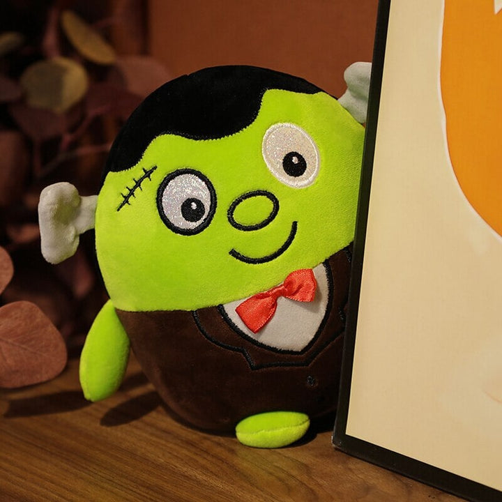 Skanto | Kawaii Skjelett Gresskar Zombie Frankenstein Vampyr Halloween Plysjdyr