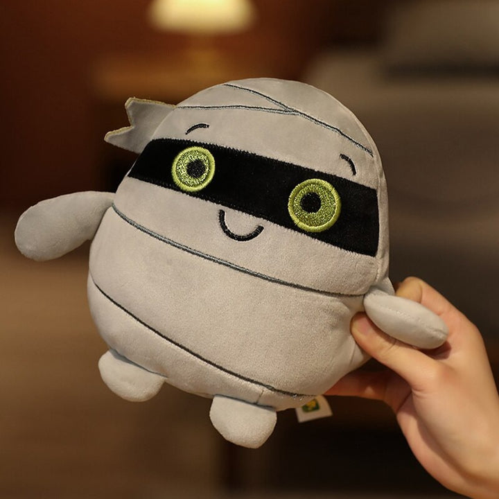 Skanto | Kawaii Skjelett Gresskar Zombie Frankenstein Vampyr Halloween Plysjdyr