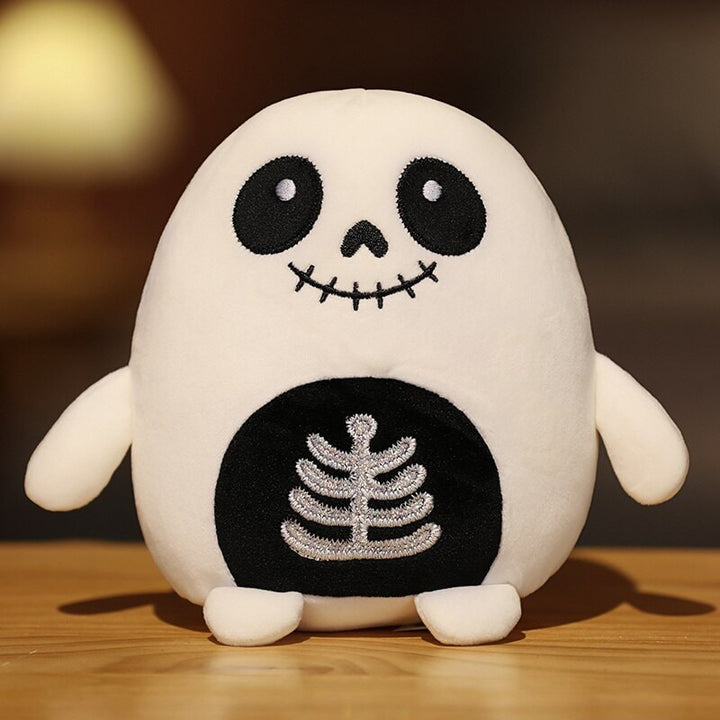 Skanto | Kawaii Skjelett Gresskar Zombie Frankenstein Vampyr Halloween Plysjdyr