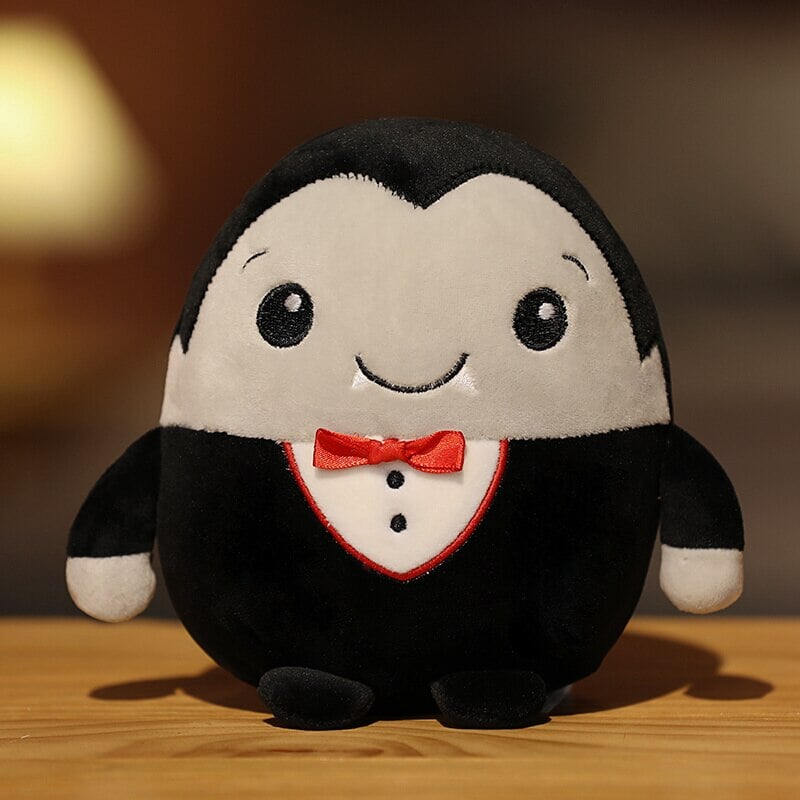 Skanto | Kawaii Skjelett Gresskar Zombie Frankenstein Vampyr Halloween Plysjdyr