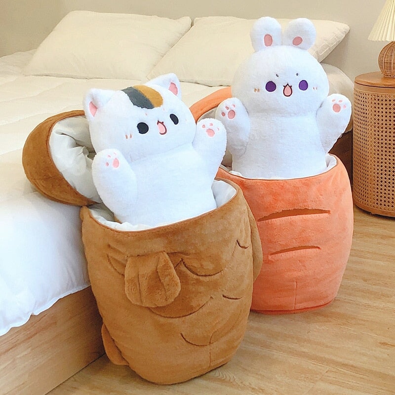 Skanto | Stor Kawaii Taiyaki Bein Gulrot Dyre Plussamling