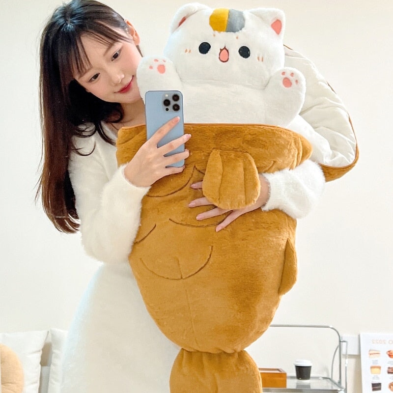 Skanto | Stor Kawaii Taiyaki Bein Gulrot Dyre Plussamling
