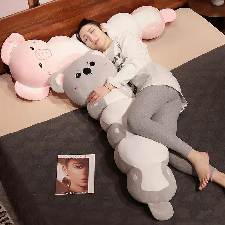 Skanto | Lang Caterpillar Katt Koala Elefant Plushie Samling