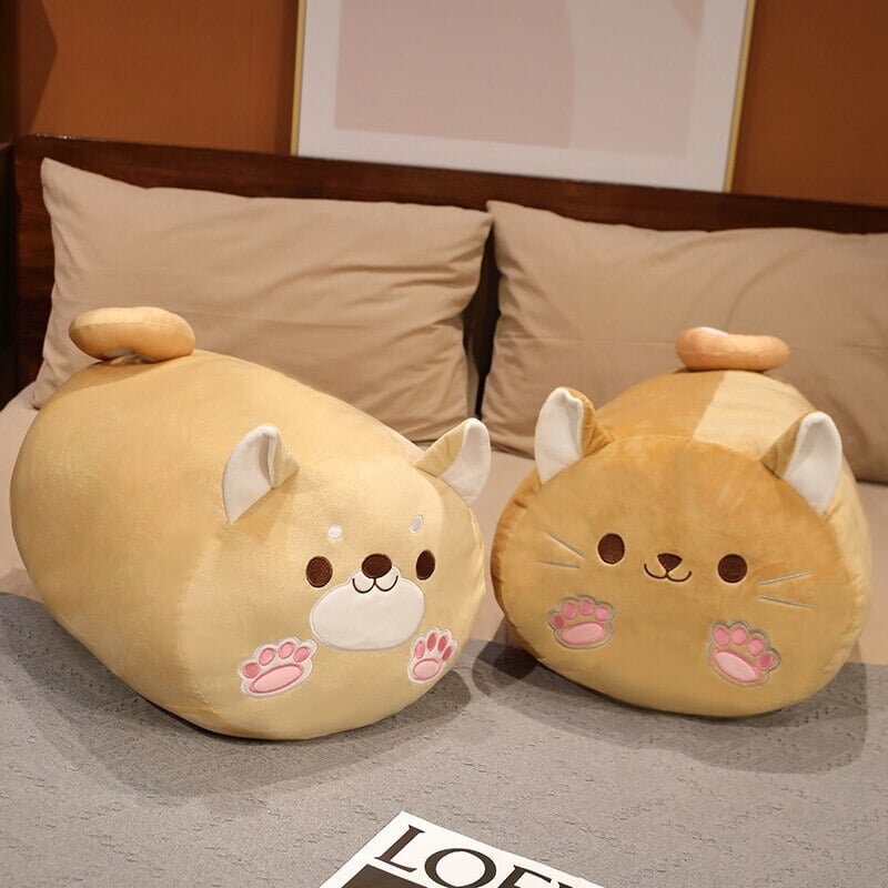Skanto | Lang Kawaii Shiba Inu Kattpute Plush