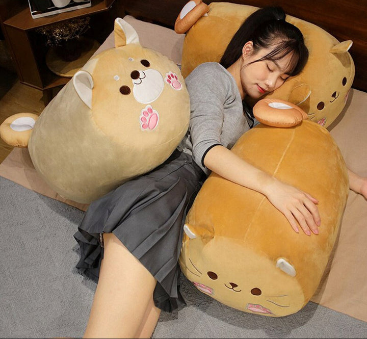 Skanto | Lang Kawaii Shiba Inu Kattpute Plush