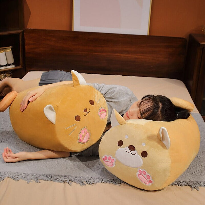 Skanto | Lang Kawaii Shiba Inu Kattpute Plush