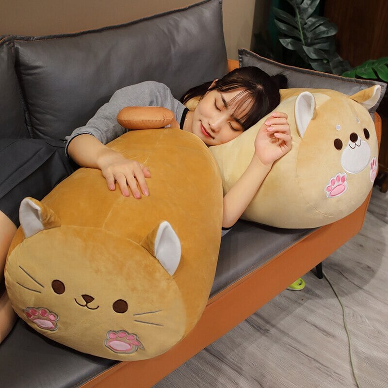 Skanto | Lang Kawaii Shiba Inu Kattpute Plush