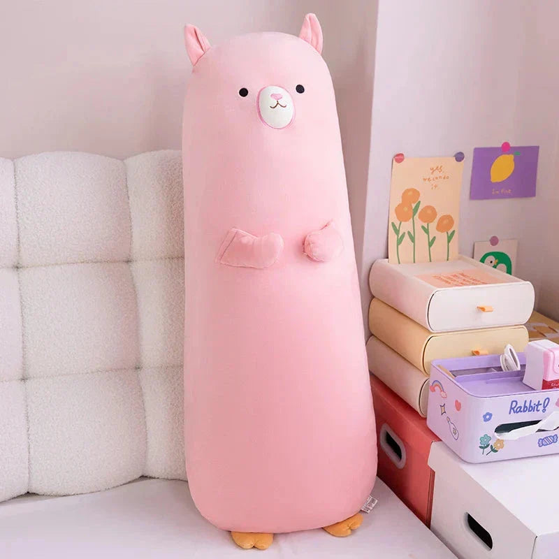 Skanto | Lang Snuggle Buddies Capybara Alpaca Gris Plushie