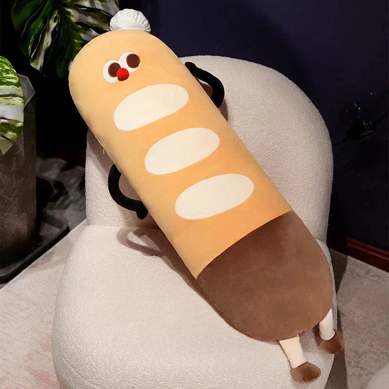 Skanto | Lang Snuggly Funny Baguette Brød Plushies