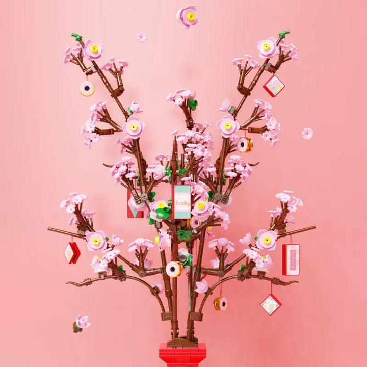 Skanto | Lucky Peach Blossom Vase Mikro Byggesteiner