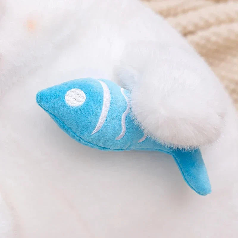 Skanto | Mochi Seal Plushie med Fisk