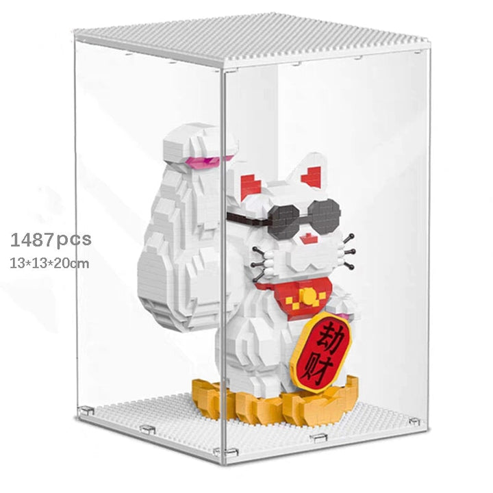 Skanto | Muskel Lucky Cat & Kimono Outfit Nano Byggeklosser