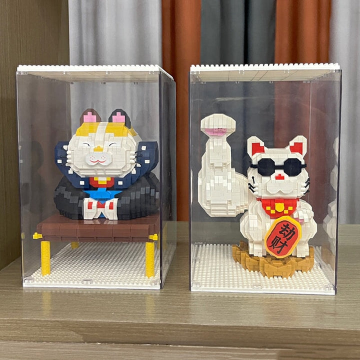 Skanto | Muskel Lucky Cat & Kimono Outfit Nano Byggeklosser