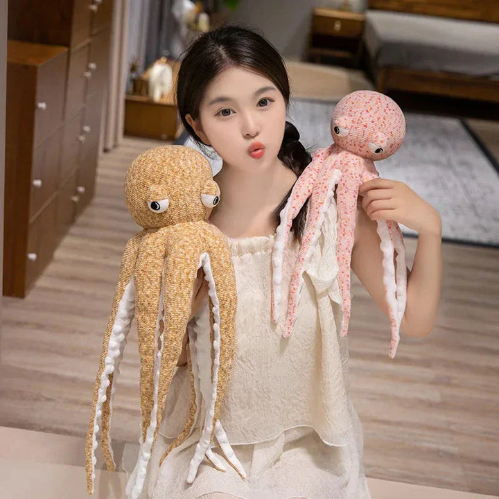 Skanto | Rosa Brun Morsomme Blekkulf Plushies