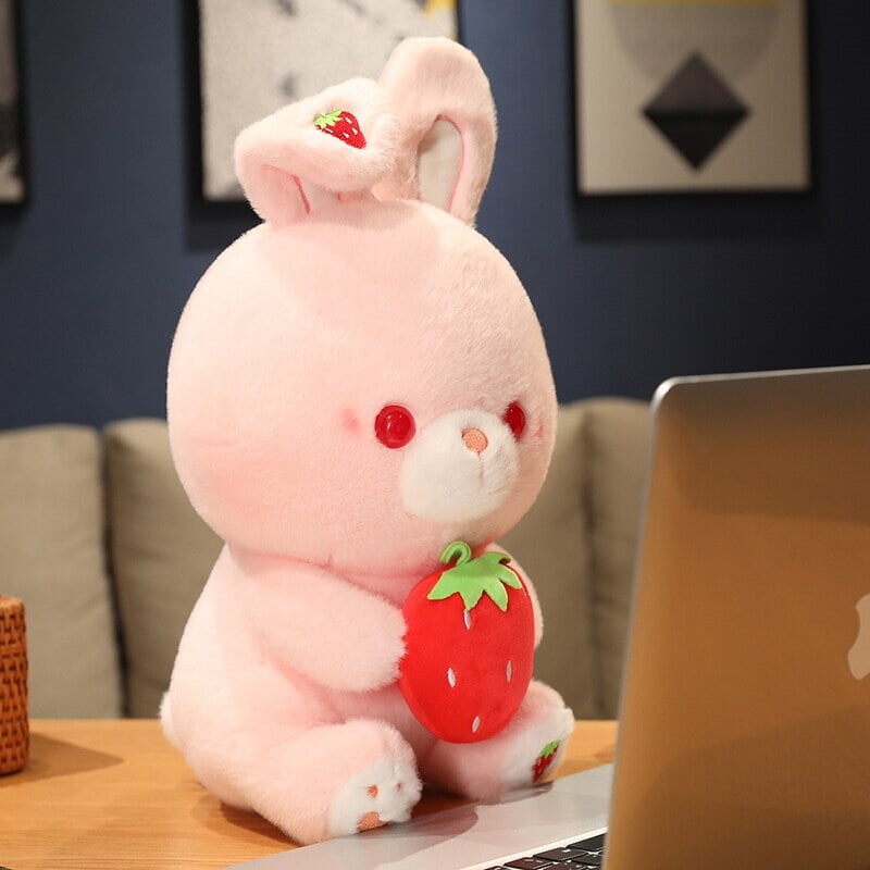 Skanto | Rosa Jordbær Kanin Plush