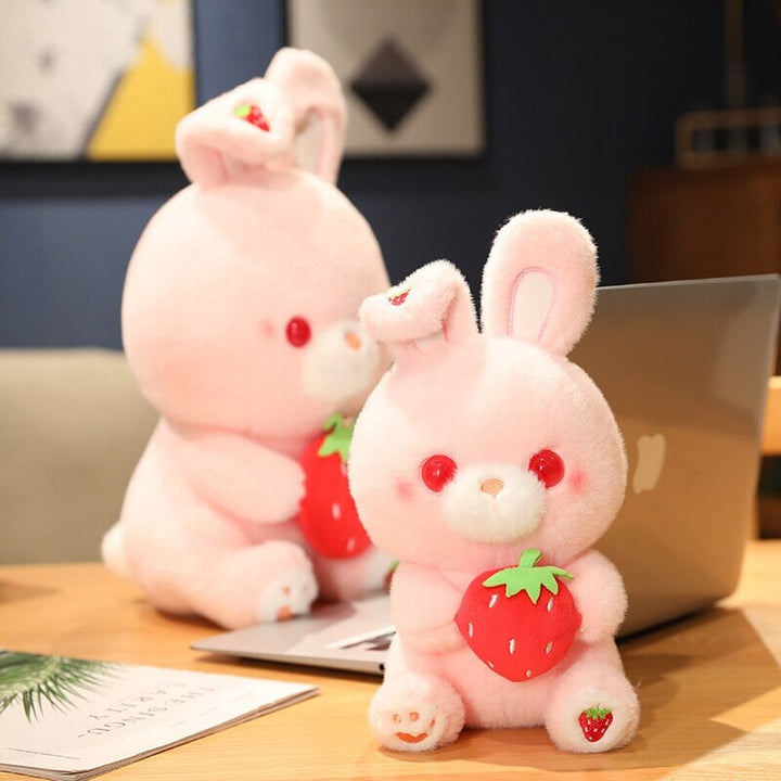 Skanto | Rosa Jordbær Kanin Plush