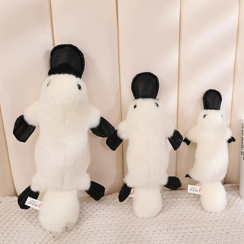 Skanto | Pleep det fluffy brune og hvite nebbdyr-plush