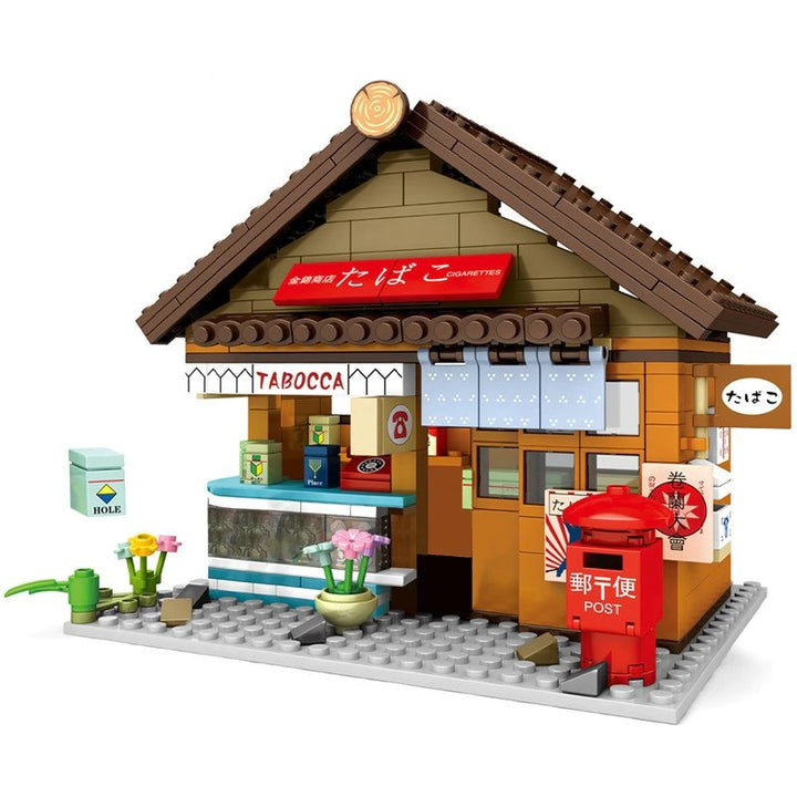 Skanto | Shirakawa-go Dori Street Japanske Butikker Byggesett - Begrenset Lager