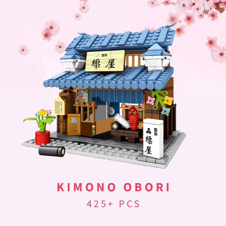 Skanto | Shirakawa-go Dori Street Japanske Butikker Byggesett - Begrenset Lager