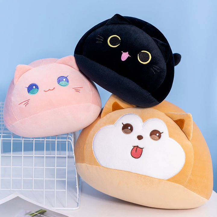 Skanto | Myke Pebble Katter & Hund Dyr Plushies Kolleksjon