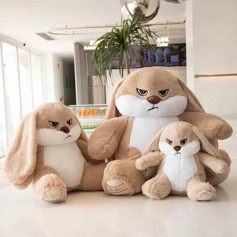 Skanto | Spike den rasende beige fluffy kanin Plush figur