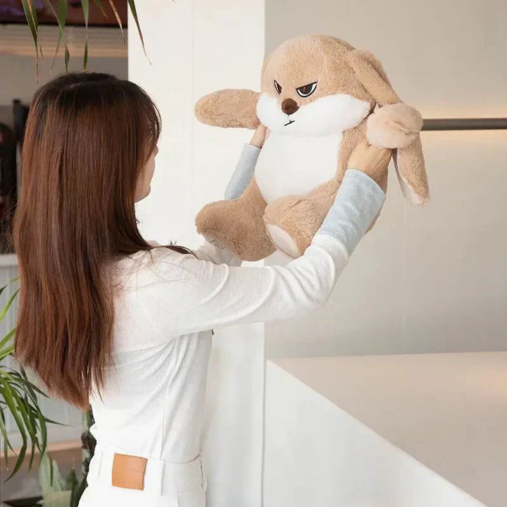 Skanto | Spike den rasende beige fluffy kanin Plush figur