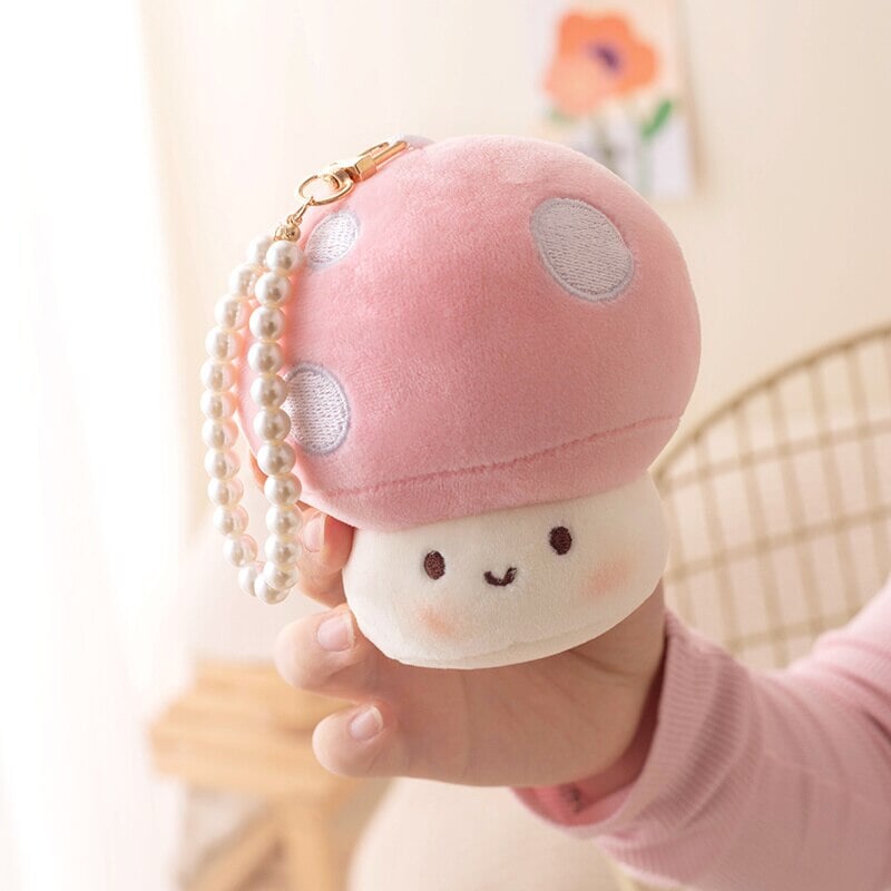 Skanto | Squishy Mushroom Friends Plysj Nøkkelringer