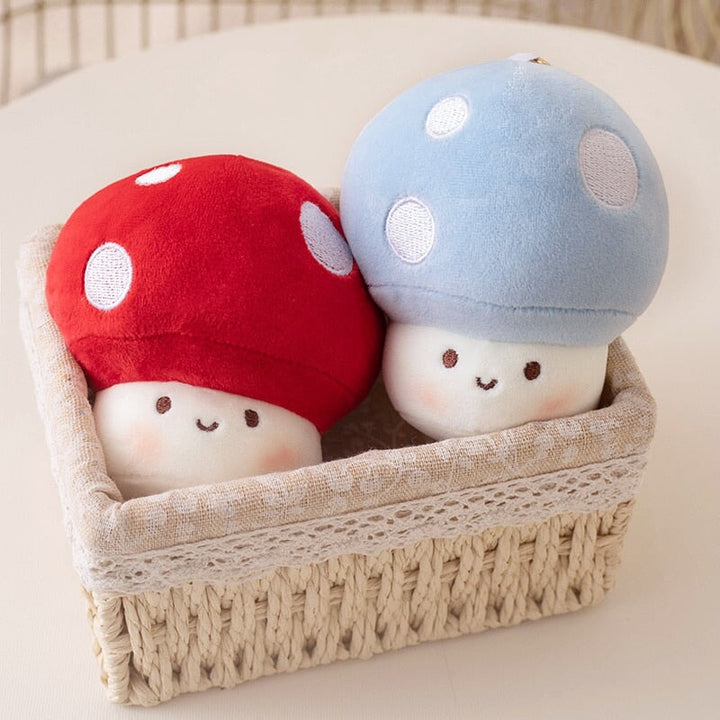Skanto | Squishy Mushroom Friends Plysj Nøkkelringer