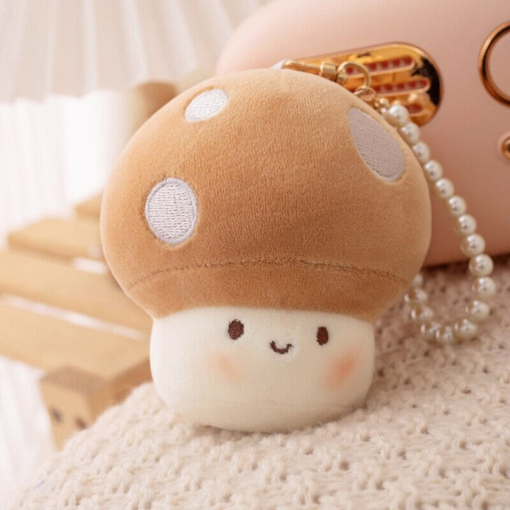 Skanto | Squishy Mushroom Friends Plysj Nøkkelringer